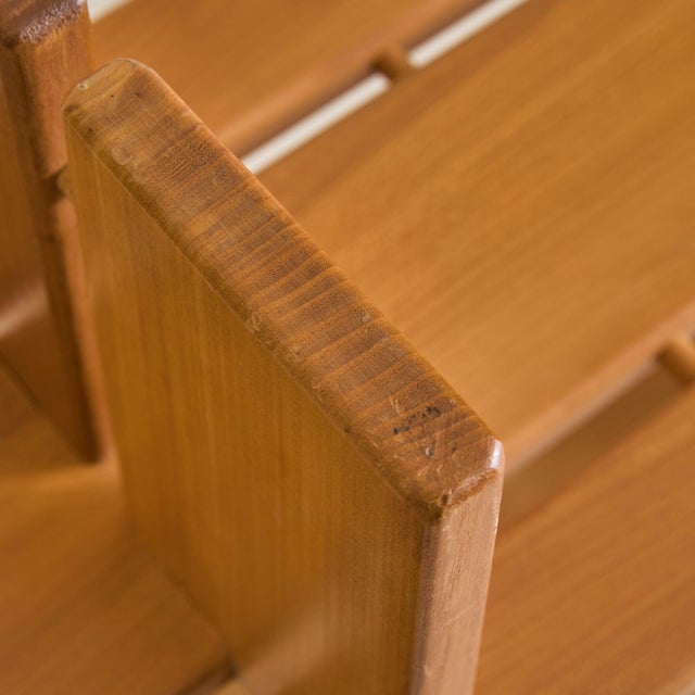 Vintage French Elm "Savoie" Shelf by Maison Regain For Sale - Image 9 of 11