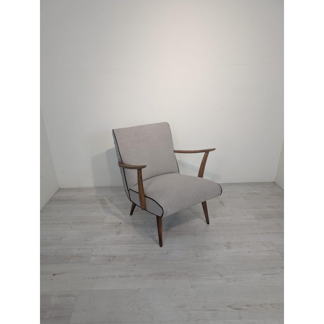 Mid-Century Modern Scandinavian Lounge Chair For Sale - Image 6 of 18