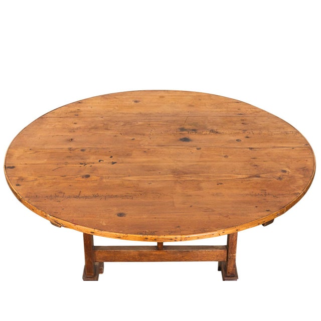 French Antique Vendage Table For Sale - Image 3 of 5