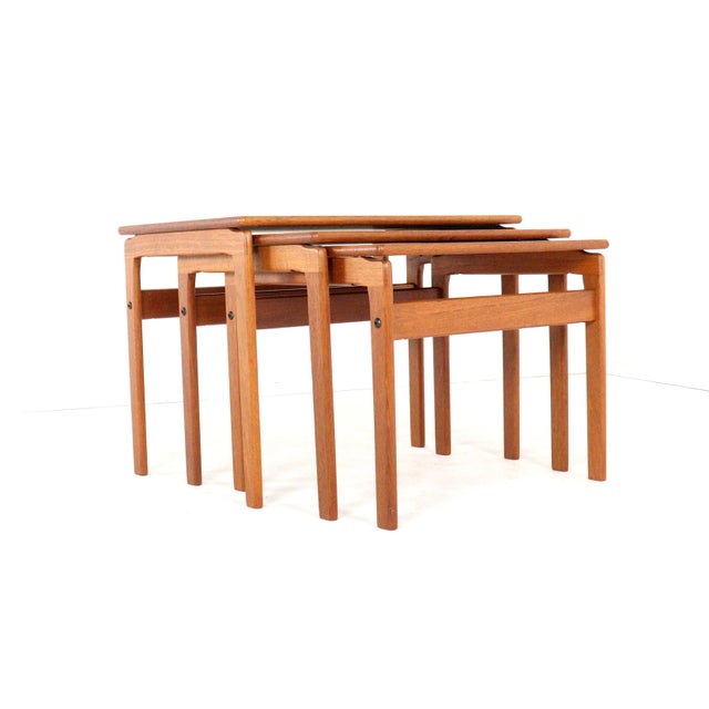 Vintage Danish Nesting Tables, 1960s, Set of 3 For Sale - Image 15 of 15