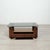 Mid-Century Wood and Smoked Glass Coffee Table, Italy, 1960s For Sale - Image 4 of 11