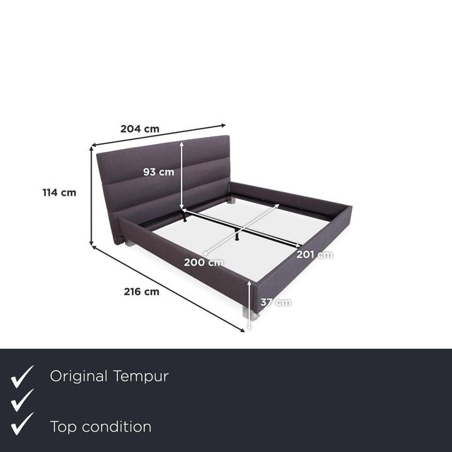 Here you'll secure a true comfort highlight for your bedroom, perfectly combining Tempur quality with a modern look. The...