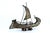 Silver Filigree Moliceiro with Mast and Sail For Sale - Image 6 of 8