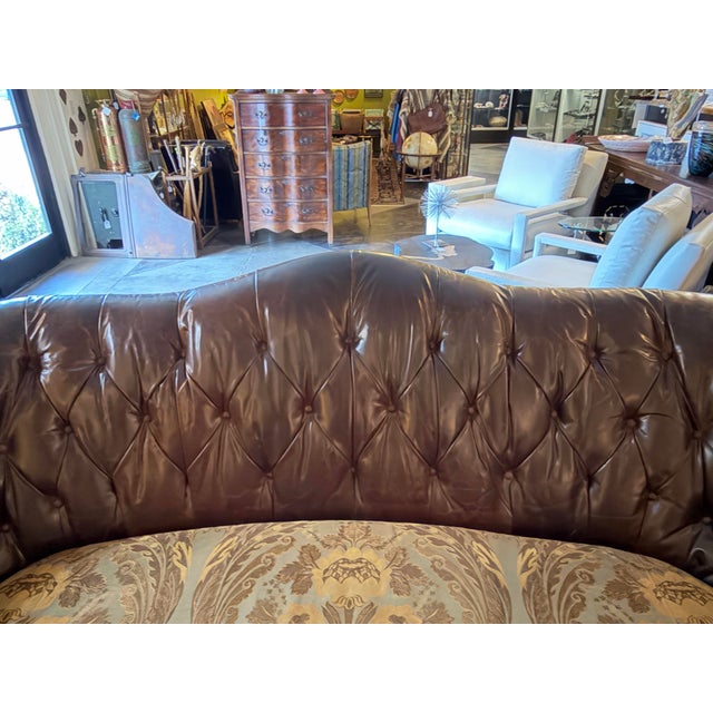 1980s 1980s Upholstered Victorian Revival Sofa by Paul Robert Inc. For Sale - Image 5 of 7