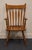 American Ethan Allen Heirloom Nutmeg Maple Colonial Early American Arrow Back Dining Arm Chair 10-6060a For Sale - Image 3 of 11