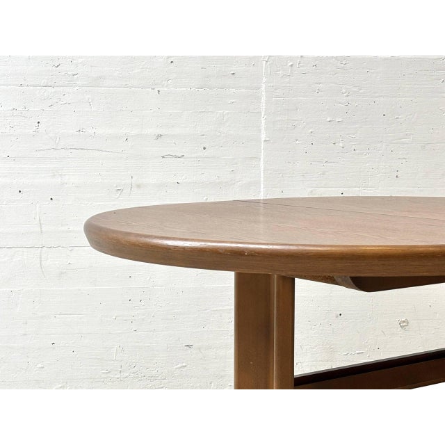 Extendable Oval Dining Table in Oak, 1970s For Sale - Image 12 of 17
