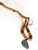 Artisan Solid Copper & Green Aventurine Statement Necklace | Verdigris Patina Pendant | Bohemian Luxe Handcrafted Jewelry For Sale - Image 11 of 18