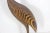 Brown 16” Mid Century Modern Wood Crane Vintage Carved Bird Figurine, Tall Handmade Wooden Sculpture MCM Heron Egret Witco Style For Sale - Image 8 of 12
