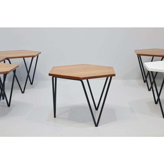 Coffee Tables by Gio Ponti for Isa Bergamo, Italy, 1950s, Set of 7 For Sale - Image 6 of 15