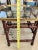 Mid 20th Century Baker Style Brass and Glass Coffee Table on Faux Bamboo Stand For Sale - Image 10 of 11