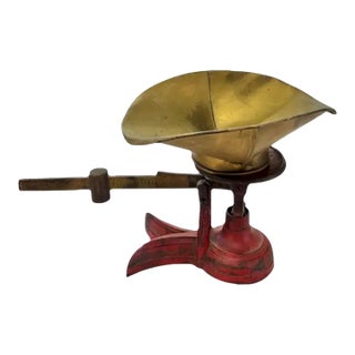 Antique Iron and Brass Scale - Americana, Folk Art For Sale