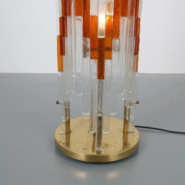 Italian Glass Floor Lamp from Poliarte, 1960s For Sale - Image 13 of 17