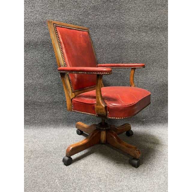 Brandt Mid-Century Modern Campaign-Style Desk With Chair For Sale - Image 11 of 11