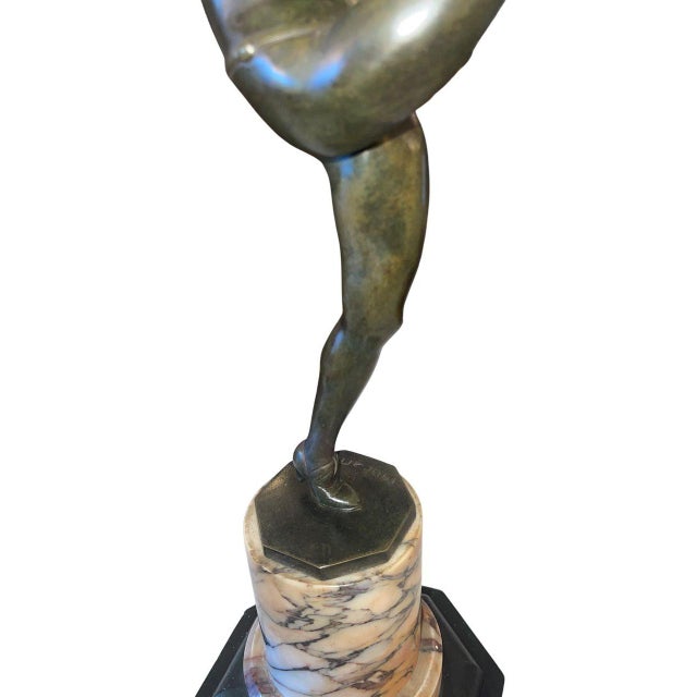 1920s Jean Pierre Morante Bronze Art Deco Dancer Sculpture. For Sale In Los Angeles - Image 6 of 8