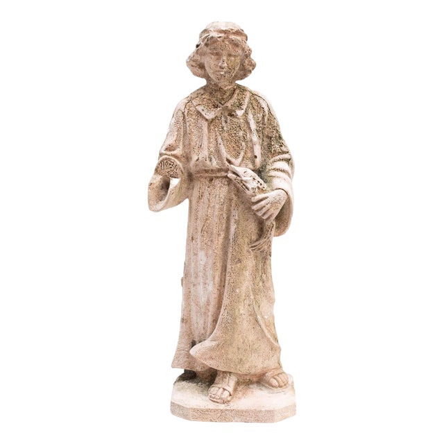 Plaster Traditional Figure, 1930s For Sale