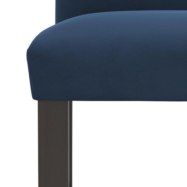 Not Yet Made - Made To Order Chelsea Counter Stool in Ink Classic Velvet For Sale - Image 5 of 8