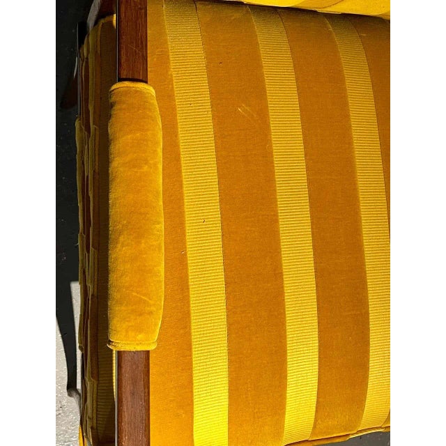 Canary Yellow Mid-Century Modern Six Tommi Parzinger Dining Chairs, Originals For Sale - Image 8 of 13