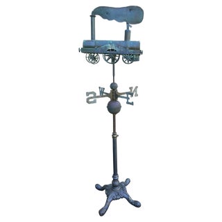 19th Century Folk Art Cornish Copper Steam Train, 1880s For Sale