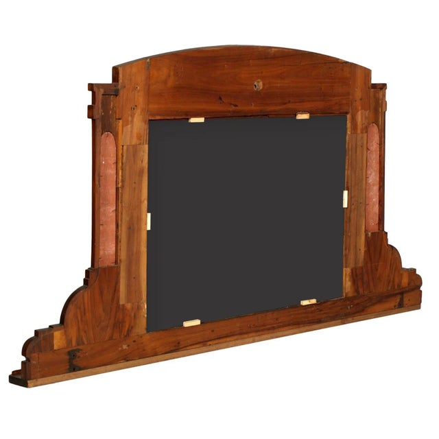 Neoclassical Wall or Fireplace Mirror, 1850s For Sale - Image 5 of 6
