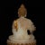 White Late 19th Century Gilt Glass Shakyamuni Buddha Statue, 358g For Sale - Image 8 of 9
