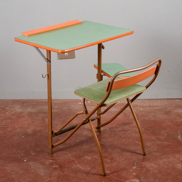 Vintage Folding School Desk For Sale - Image 14 of 18
