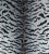 Sample - The House of Scalamandré Tigre Fabric, Silver & Black For Sale