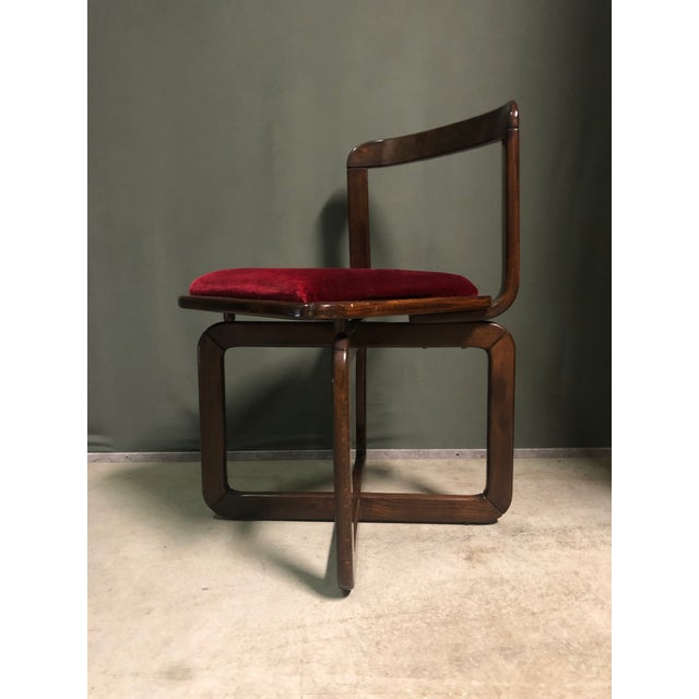 Vintage Italian Dining Chairs, 1960s, Set of 4 For Sale - Image 5 of 11