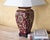 Vintage Chinoiserie Style Porcelain Table Lamp With Hand-Painted Floral Motif For Sale - Image 11 of 18