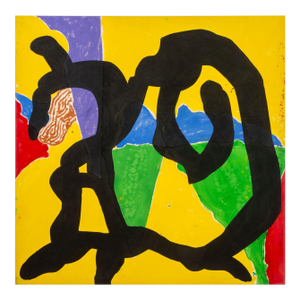 Jack Roth "Rope Dancer #10" Acrylic on Canvas, '80
