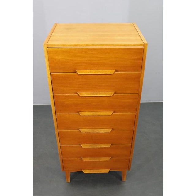 Mid-Century Maple Chest of Drawers, Czechoslovakia, 1960s For Sale - Image 3 of 17