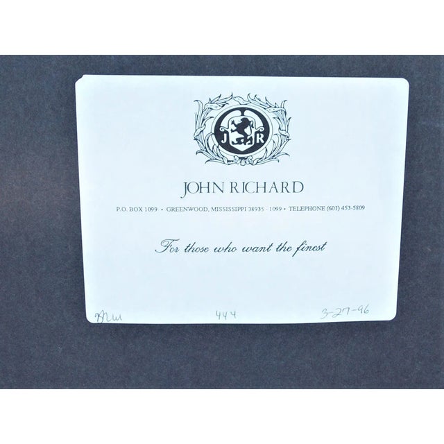 Wood Vintage John Richard Neoclassical Design Wood Mirror For Sale - Image 7 of 9