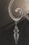 Scenographic venetian "Rigadin"wall sconce in trasparent Murano glass. Imperial wall sconce in contemporary and luxury...
