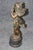 1960's Patinated Winged Putti Sculpture on Marble Base For Sale - Image 9 of 10
