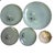 Mid 20th Century Franciscan Masterpiece Extremely Rare 'Silver Pine' 8-Five Pc Place Settings - 40 pcs For Sale - Image 13 of 17
