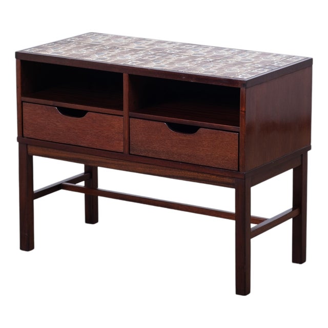 Mahogany Hall Table by Severin Hansen, Denmark, 1950s For Sale