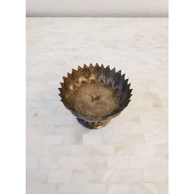 Metal 19th Century Solid Silver Niello Bowl For Sale - Image 7 of 11