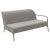 Metal Xaloc Left 160 Cream Modular Sofa by Mowee For Sale - Image 7 of 7
