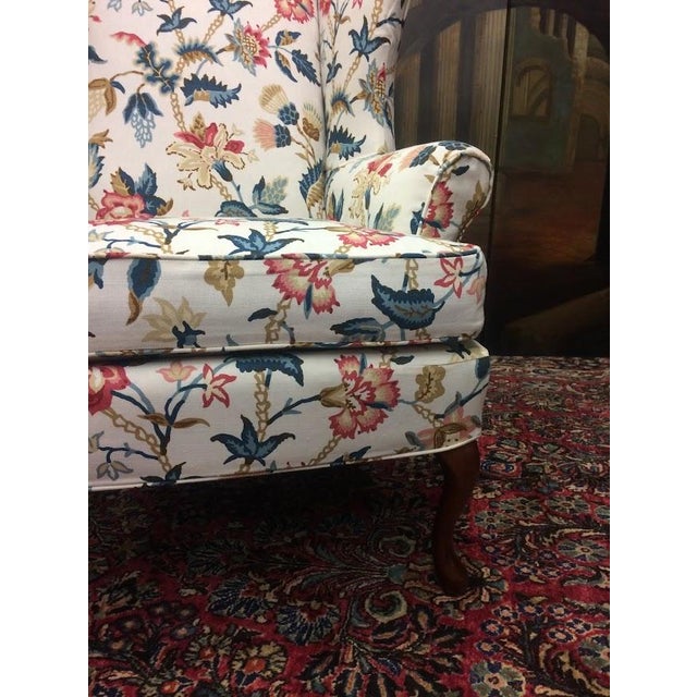 1990s Vintage Wingback Chairs, the Pair For Sale - Image 5 of 17