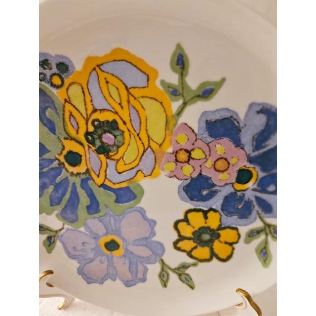 Mid-Century Modern Vintage 1970s Noritake Hawaiian Holidays Dinner Plate Dish Hula Pattern For Sale - Image 3 of 4