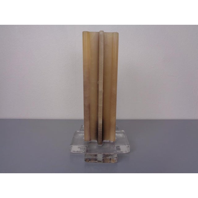 Scandinavien Glass Candleholder, 1960s For Sale - Image 6 of 18