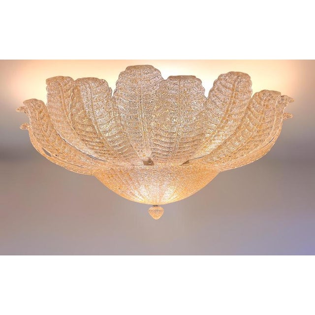 Vintage Flush Mount in Murano Glass, 1990s For Sale - Image 10 of 11