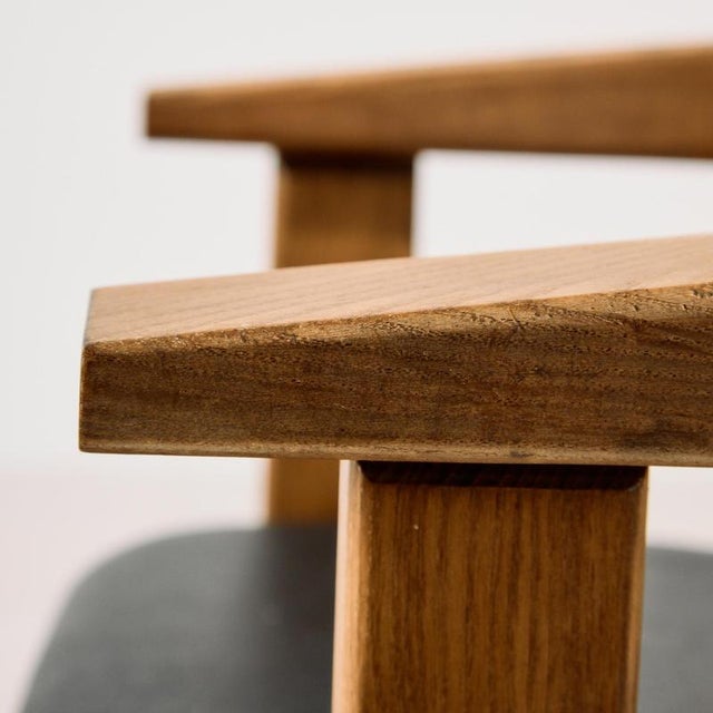 Vintage Oak Armchair by Lars Gangsø, 1970s For Sale - Image 6 of 18