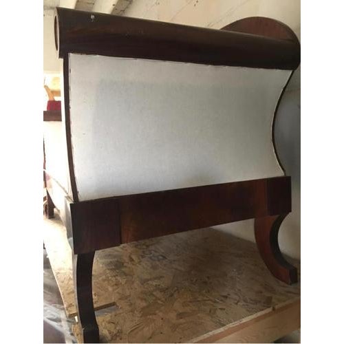 Biedermeier Swedish Carved Three-Seat Sofa, 1890s For Sale - Image 4 of 6