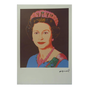 After Andy Warhol, Queen Elizabeth, 1980s, Lithograph