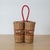 French 1950s French Wicker Wine Bottle Holder For Sale - Image 3 of 13