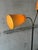 Metal Floor Lamp With Dual Textured Shades Mid-Century Modern 1950s For Sale In Los Angeles - Image 6 of 10