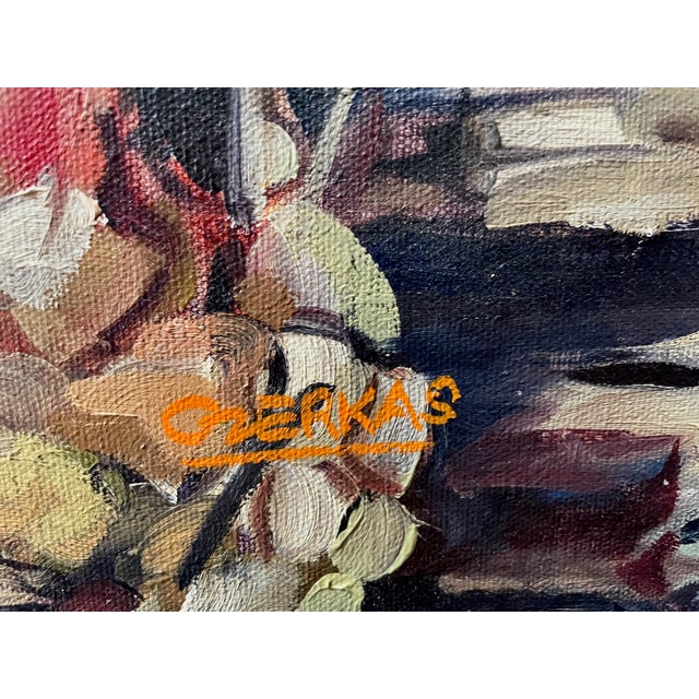 Post Impressionist “Mending the Sails” For Sale - Image 3 of 4