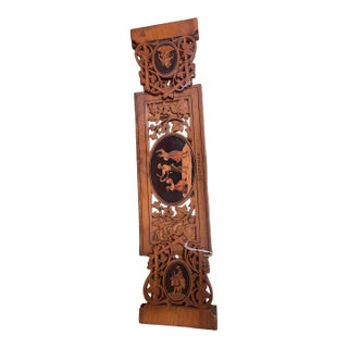 Early 20th Century Italian Folk Art Featured on Expandable Book Rack Holder Stand For Sale