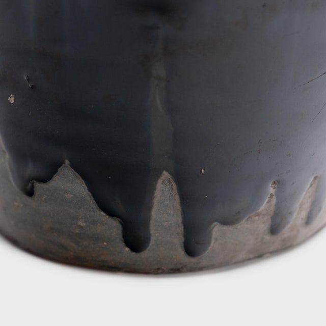 Chinese Black Drip Glaze Vinegar Jar, C. 1875 For Sale - Image 4 of 4
