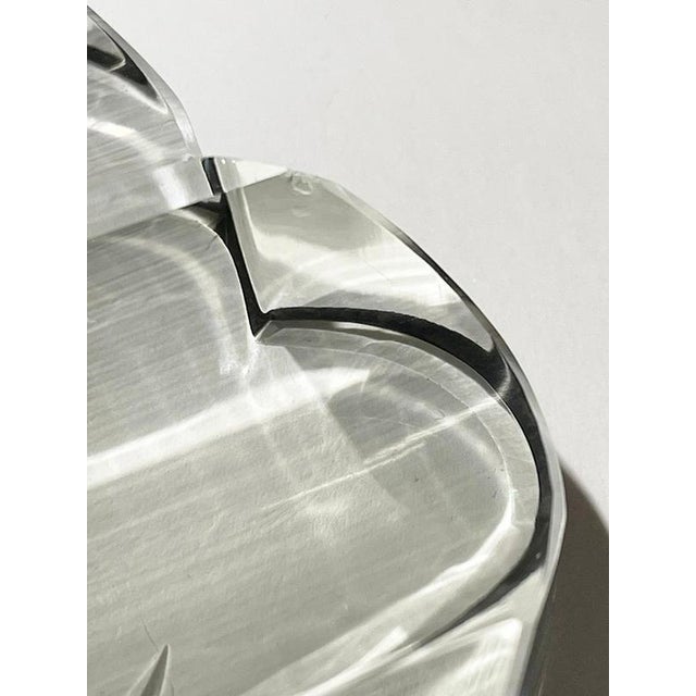 Dutch Clear Crystal and Silver Inkwell, 1850s For Sale - Image 10 of 11